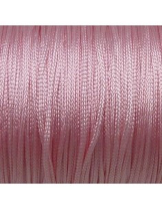 Fil tressé 1mm rose pâle por la création de bracelet