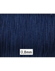Fil de jade 0,8mm bleu marine - idéal noeud coulissant - WRAP - SHAMBALLA