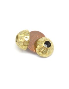 Fermoir aimanté doré pale pour cordon cuir de 4mm 2
