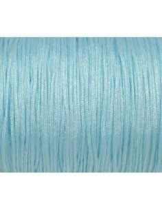 Fil de jade 1mm de couleur bleu ciel - idéal noeud coulissant - WRAP - SHAMBALLA 2