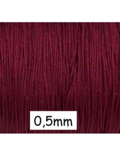 Fil nylon tressé fin pour tissage de perles fines, bracelet wrap
