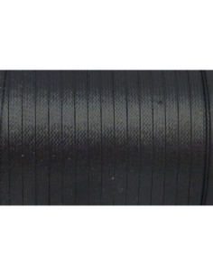Cordon ciré plat 4mm