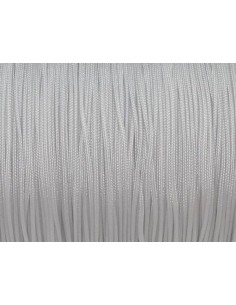 Fil de jade 0,8mm gris très clair pour noeud coulissant 2