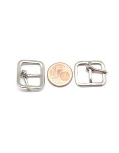 Fermoir boucle de sac, ceinture pour lanière de 12mm en métal argenté 2