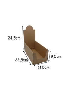 Boite de présentation marron kraft pas chère