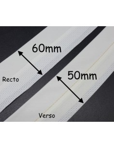 Hausse de ceinture blanc ivoire uni et écaille pour jupe pantalon pas chère 2