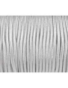 Cordon paracorde 3mm gris perle 2