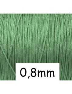Fil de jade 0,8mm vert nil - idéal noeud coulissant - SHAMBALLA-WRAP