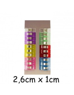 Pinces à tissus pour couture 2,6cm x 1cm - Petite - Remplace les épingles pour la couture