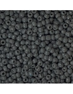Perles de rocaille gris 3,5mm en verre pour création DIY 2