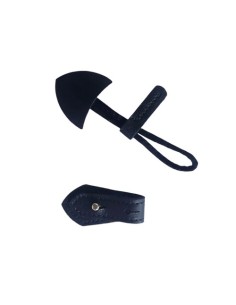 Bouton brandebourg noir et doré pour manteau, gilet, duffle coat 2