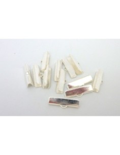 Embout griffe 20mm serre ruban, lacet, cordon 20mm métal...
