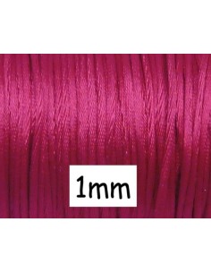 Cordon queue de rat rose vif 1mm pas cher