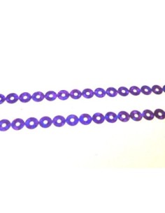 4,5m Ruban pastille sequin plastifié violet avec reflets...