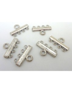 R-20 embouts multi rangs - 4 rangs 24mm en métal argenté